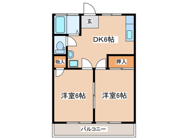 メゾン菅沼の物件間取画像